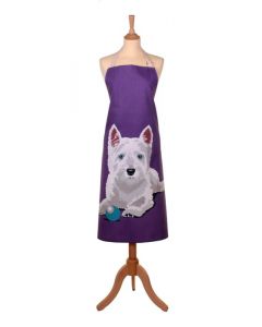 Westie Schort , 100% katoen,  hond angus   Ulster weavers