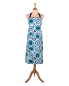 Modern rond mandela motief , Schort Katoen ,Darjeeling, Ulster weavers