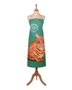 Cat  Marmelade , Schort 100% katoen,  rode kater  Ulster weavers