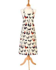 Rooster  Schort 100% katoen, haan en kippen Ulster weavers