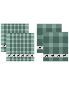 Keukendoek en theedoek Akira grijs, grey  DDDDD