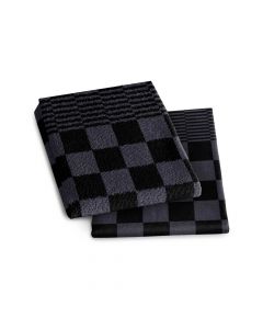 Keukendoek en theedoek Barbeque kleur donker grijs  DDDDD per 6 sets