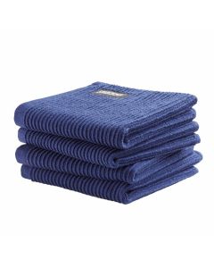 DDDDD vaatdoek 30 x 30 Uni Donker blauw  per 4 stuks