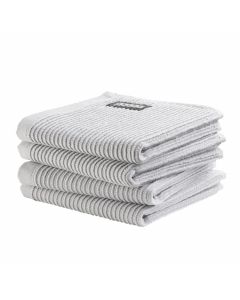 DDDDD vaatdoek 30 x 30 Uni Licht grijs  per 4 stuks