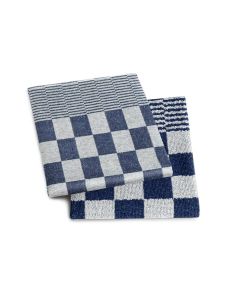 Keukendoek en theedoek Barbeque kleur blauw  DDDDD per 6 sets