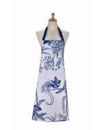 Delfts blauw patroon  Schort 100% katoen,  Willow Toile  Ulster weavers